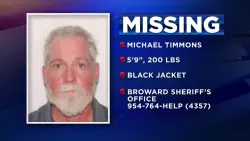 Search underway for 62-year-old man reported missing from Pompano Beach